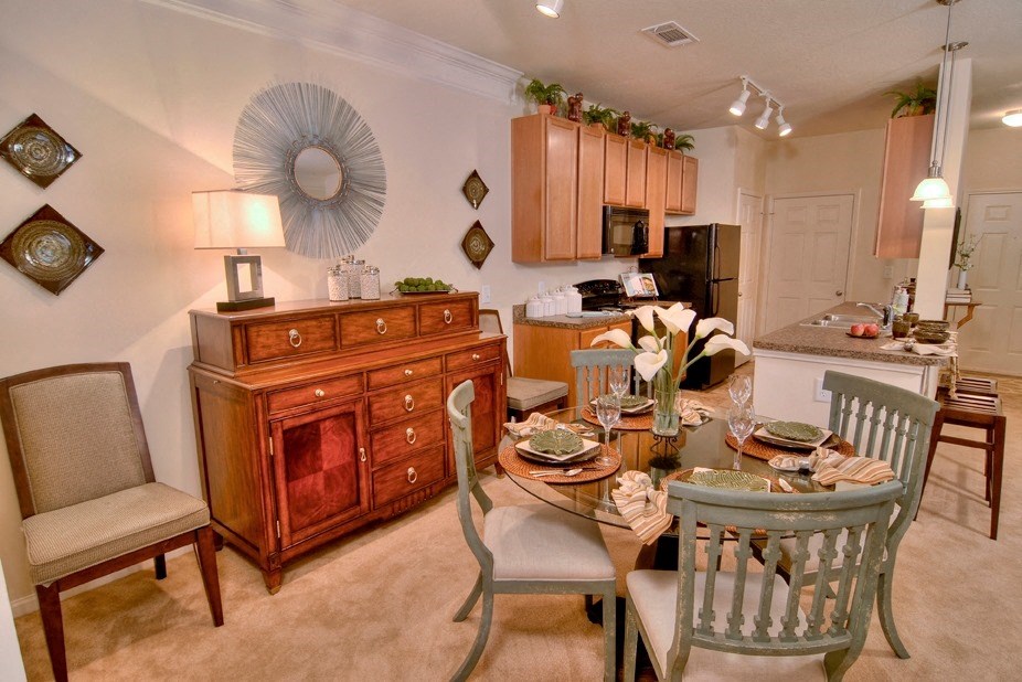Dinning room at the Haven at Reed Creek Apartments Martinez, GA
