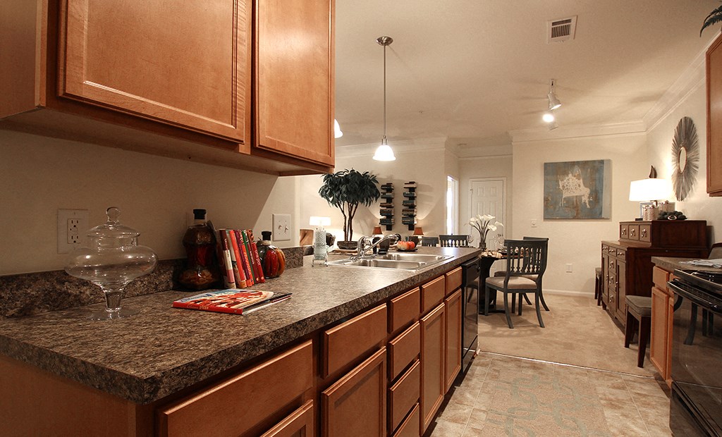 Kitchen and dinning room at Haven at Reed Creek Martinez, Georgia