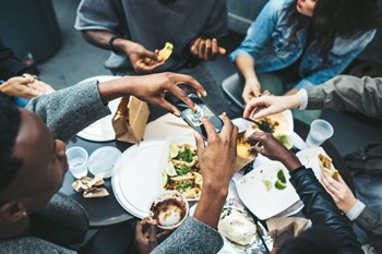 Group Of Friends Having A Meal at Hidden Lake, Union City - Photo Gallery 19