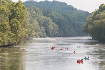 Kayaking at Vinings RiverVue Apartments, Georgia