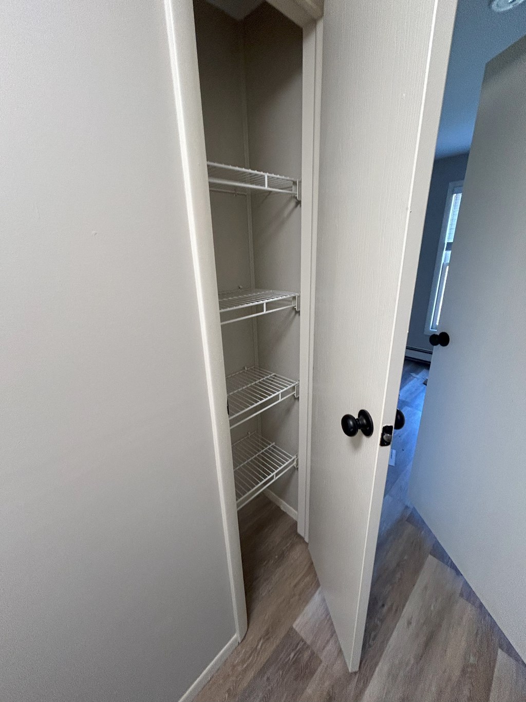 Spacious Linen Closet at Briarcliff at Quechee Apartments, Quechee, VT 05059