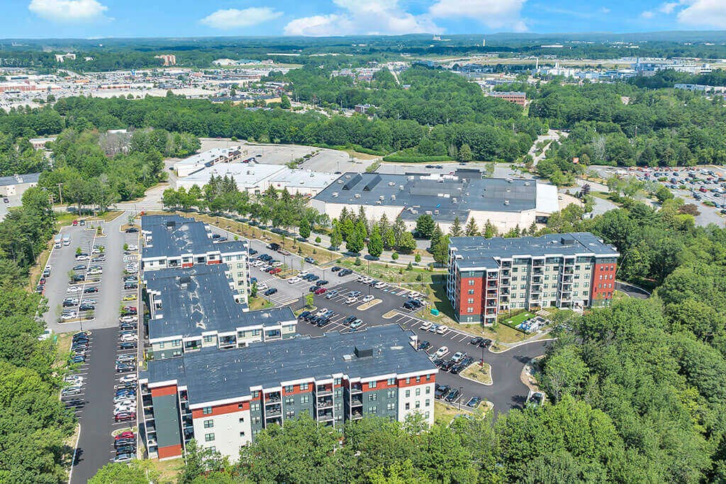 Aerial view of the surroundings at Latitude at South Portland, Portland, ME, 04106