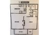 Legacy at Norcross Apartments, Norcross Georgia, A1 floorplan