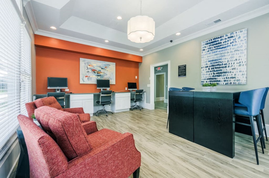 community business center at Lex at Brier Creek, Morrisville, North Carolina