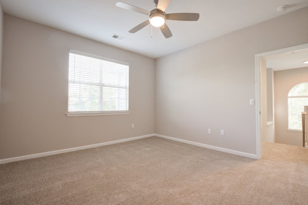  bedroom with ceiling fan at Lex at Brier Creek, Morrisville, North Carolina