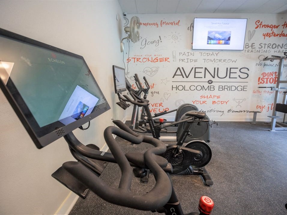 Cardio equipment  at Avenues at Holcomb Bridge, Peachtree Corners, GA, 30092