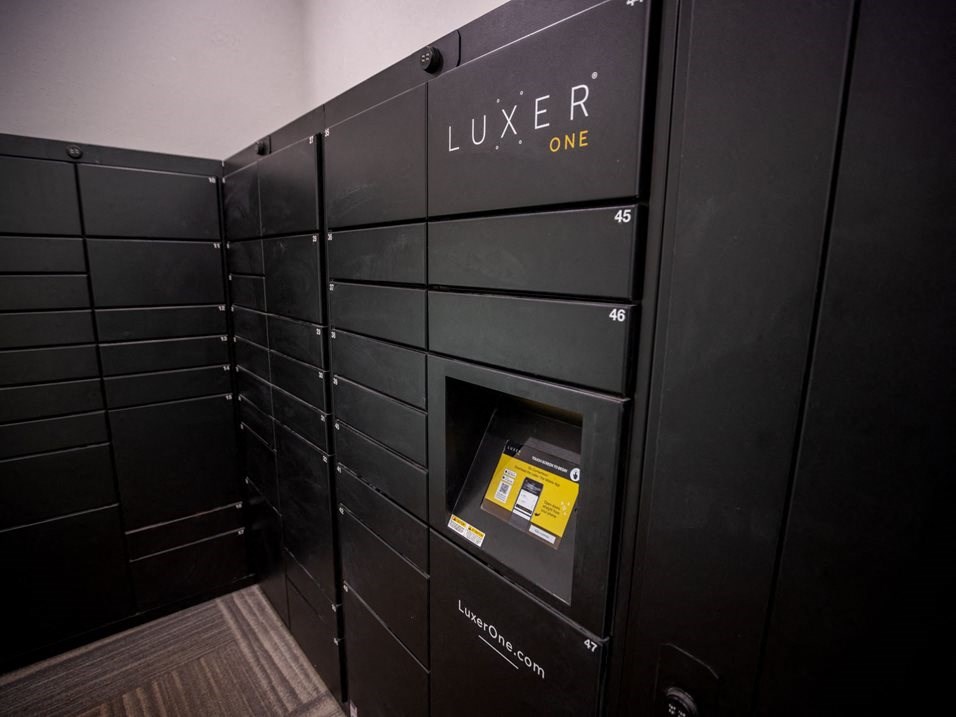 Convenient package lockers  at Avenues at Holcomb Bridge, Georgia, 30092