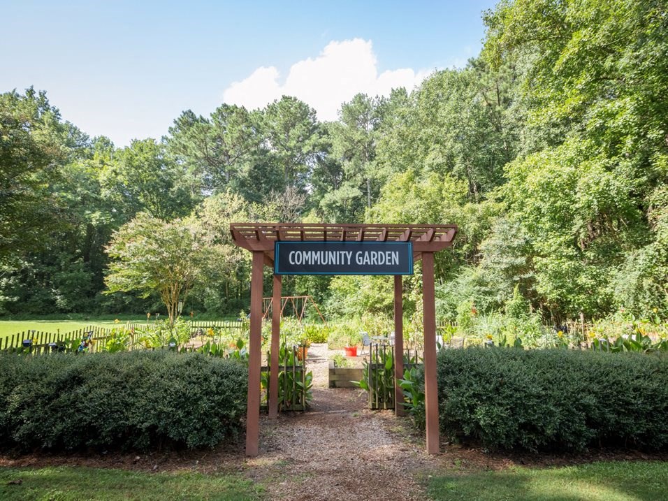 Community garden  at Avenues at Holcomb Bridge, Georgia