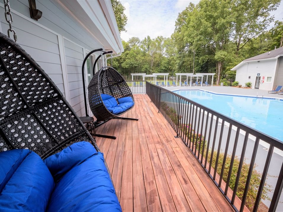 Expansive sundeck  at Avenues at Holcomb Bridge, Peachtree Corners, 30092