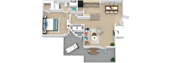 a floor plan of the laurelwood  at Avenues of Kennesaw East & West, Georgia, 30144