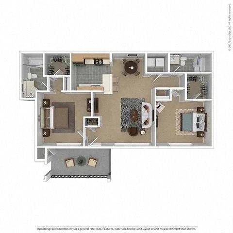 a floor plan of a house with a bedroom