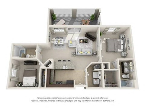 London Floor Plan at Century Ariva, Lakeland  