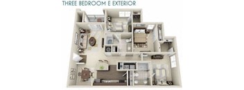 West-Hampton Floor Plan at Century Hampton Roads, Suffolk Virginia