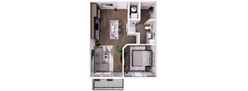 A modern bathroom with a walk-in shower and a toilet.