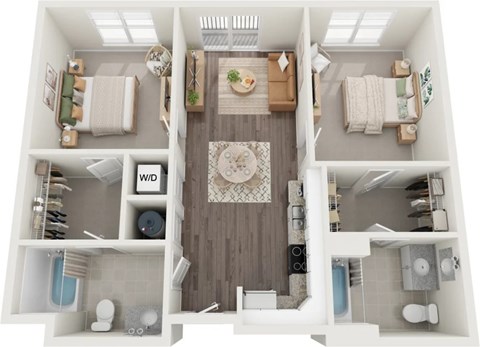 Wilmont Floor Plan at Century Bridges, Virginia