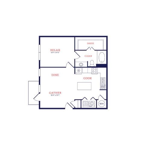 Eichler Floor Plan at Century Cedar Hill, Cedar Hill Texas