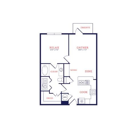 Nelson Floor Plan at Century Cedar Hill, Cedar Hill, 75104