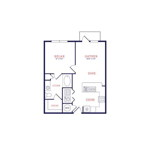 Wright Floor Plan at Century Cedar Hill, Cedar Hill, TX 75104