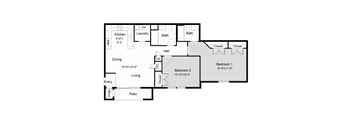 The Grant Floor Plan at Summit Kings Mill, Fredericksburg, VA, 22401