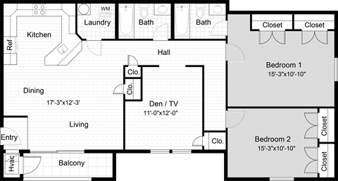 The Madison Floor Plan at Summit Kings Mill, Virginia