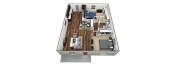2 bedroom 1 bath