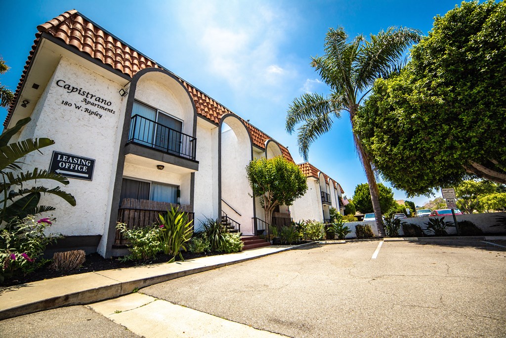 the front of building 180