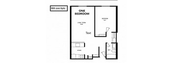 36th ave one bedroom floorplan