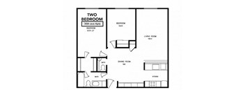36th ave two bedroom floorplan