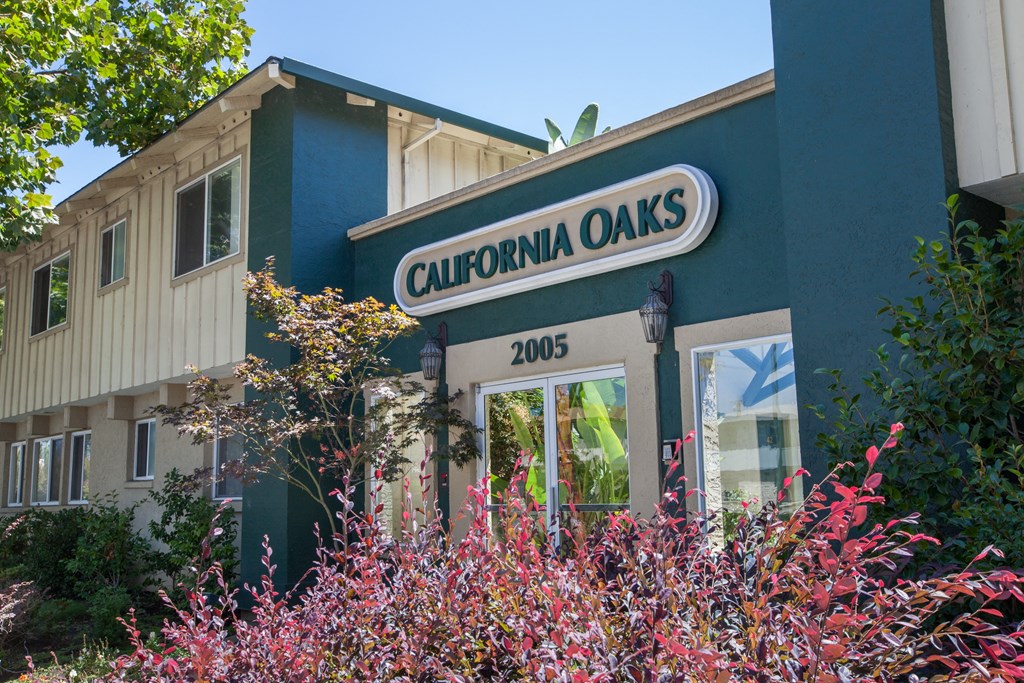 the exterior of the building oaks