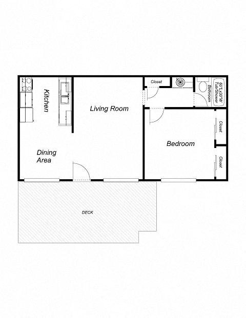 our floor plan with bedrooms and a living room