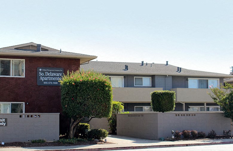 South Delaware Apts Front of the building street view