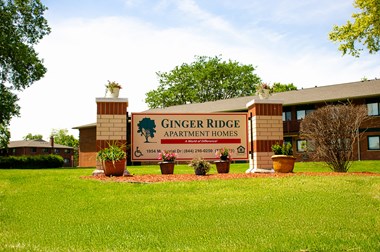 Ginger Sign Out Front