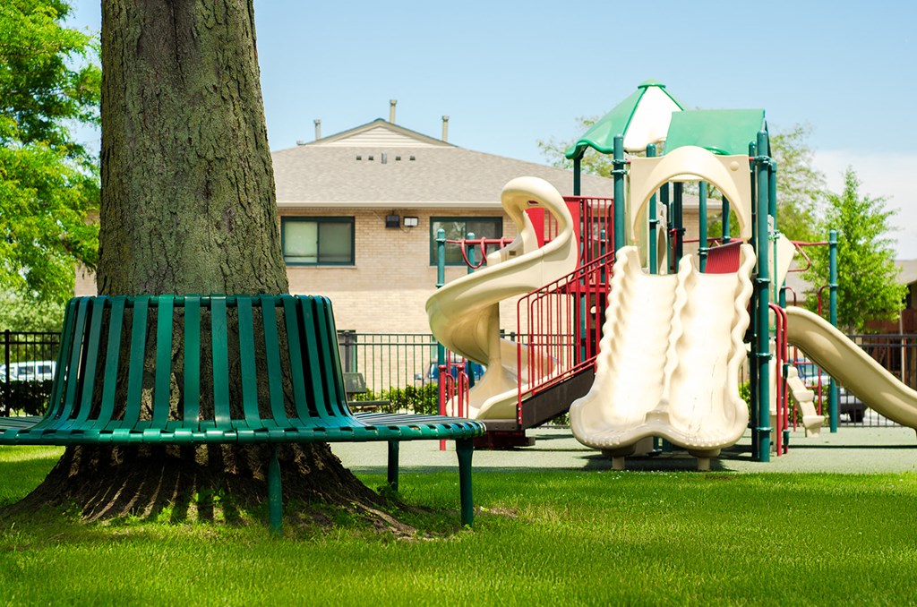Ginger Playground with Bench