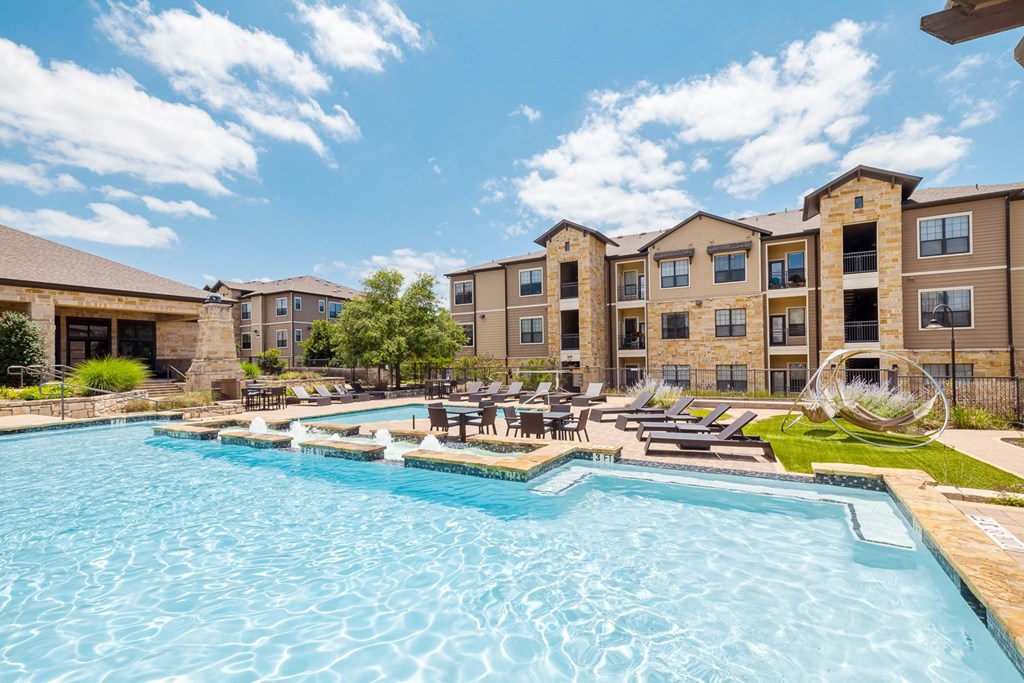 our apartments at the district feature a resort style pool
