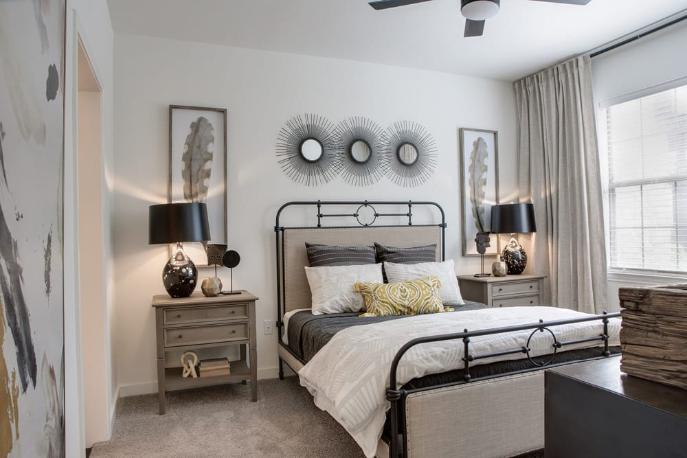 bedroom in topaz model home at the estates at canyon ridge