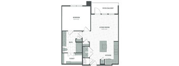A1N Floor Plan at Bridge at Henley, Texas, 78741
