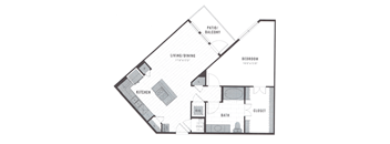 A9 Floor Plan at Bridge at Henley, Austin, Texas