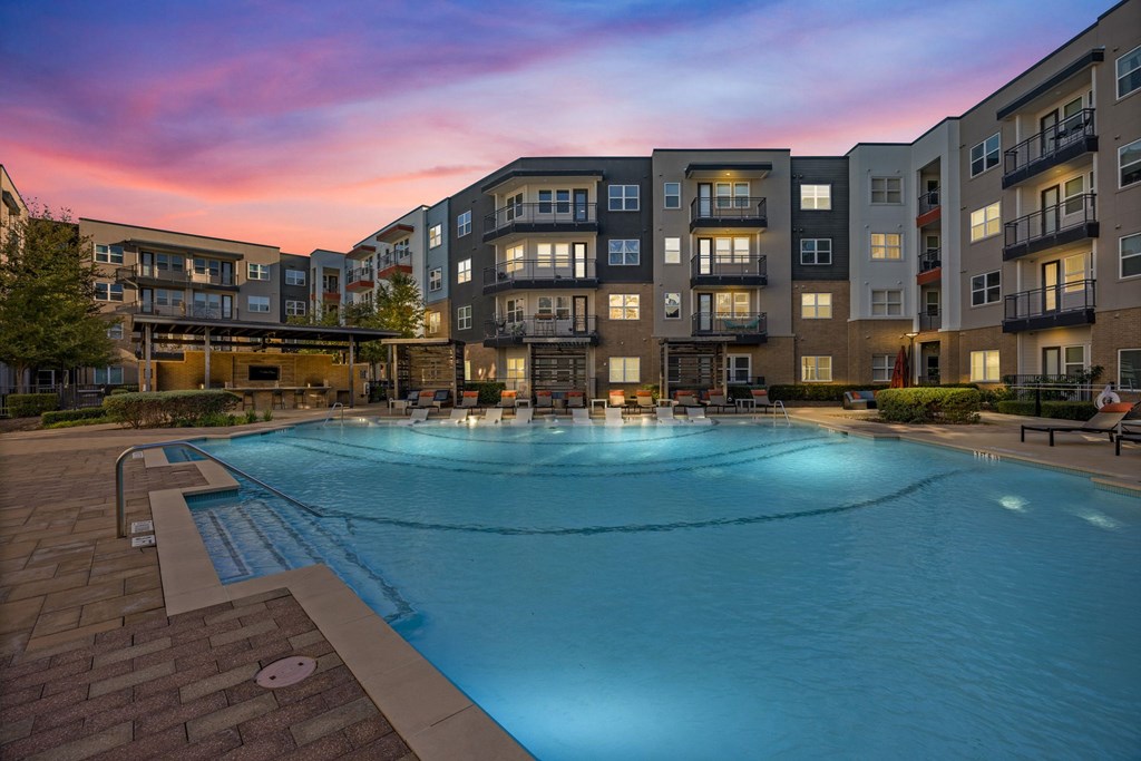 Twilight Pool at Bridge at Henley, Austin, TX, 78741