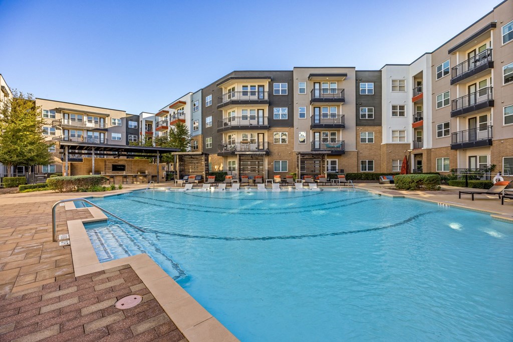 Pool View at Bridge at Henley, Austin