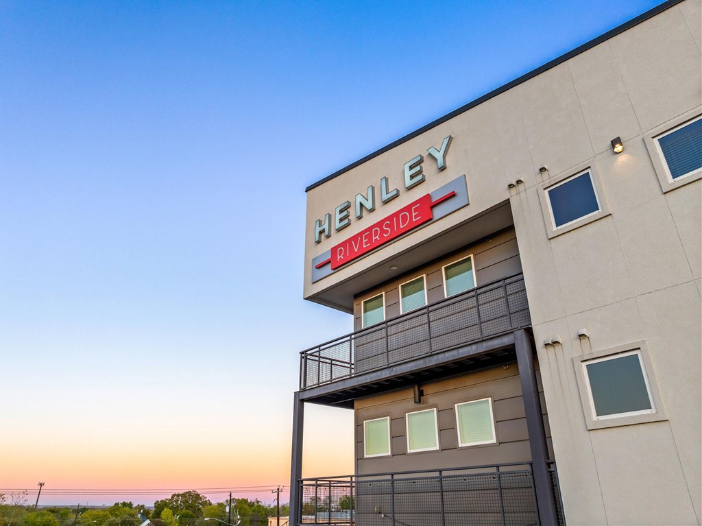 Building Signage at Bridge at Henley, Austin