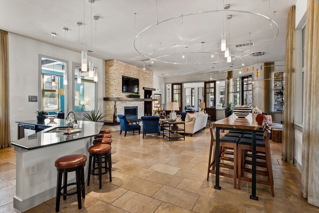 Resident Lounge at Bridge at Indigo, Austin