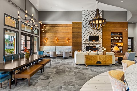 Resident Clubroom at Bridge at Southpark Meadows, Austin, Texas