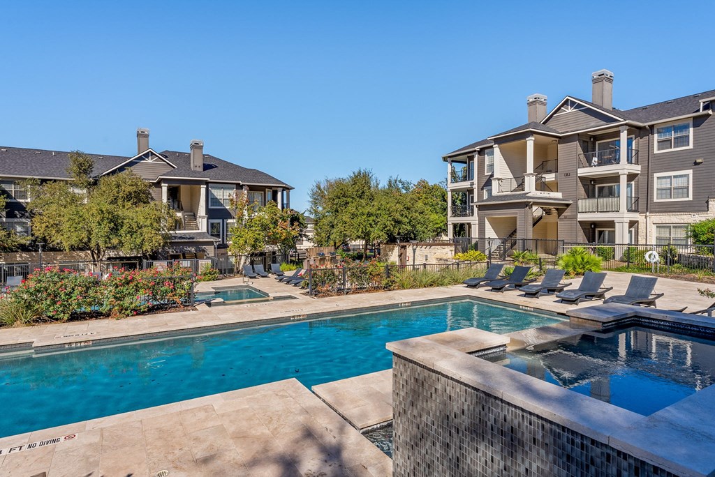 Sparkling Pool at Preserve at Rolling Oaks, Texas, 78728