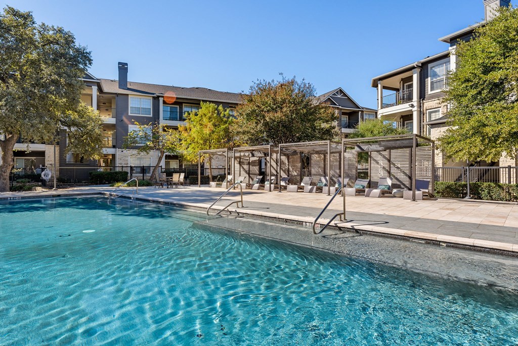 Sparkling Pool at Preserve at Rolling Oaks, Austin, Texas
