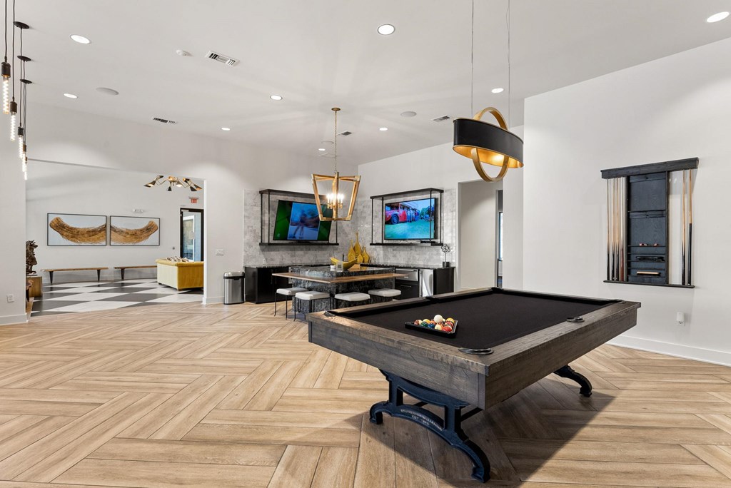 Billiards Table at Preserve at Rolling Oaks, Austin, TX, 78728