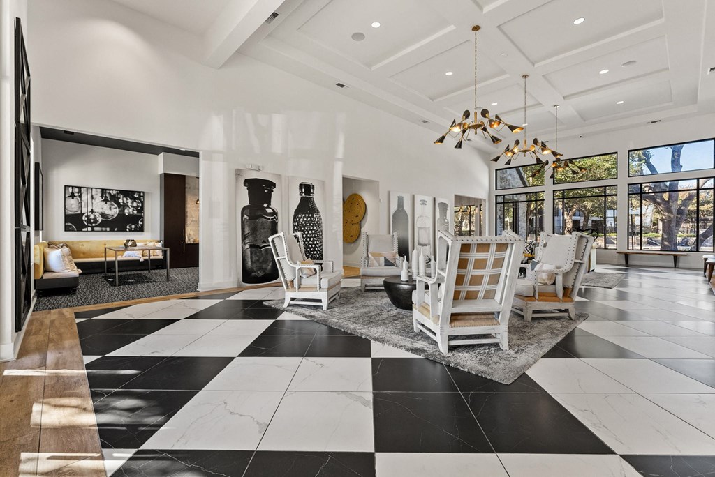 Clubhouse Lobby at Preserve at Rolling Oaks, Austin