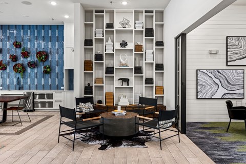 Reading Area at The Haywood Apartments, Austin, Texas