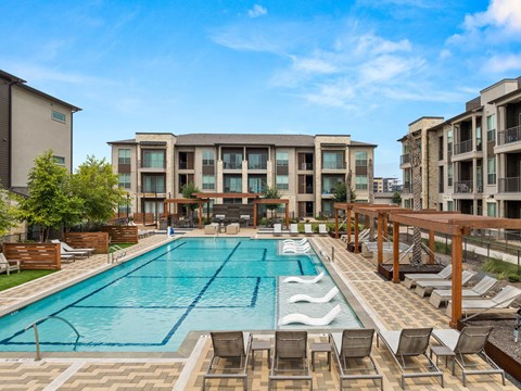 Pool With Sundecks at The Haywood Apartments, Austin, 78748