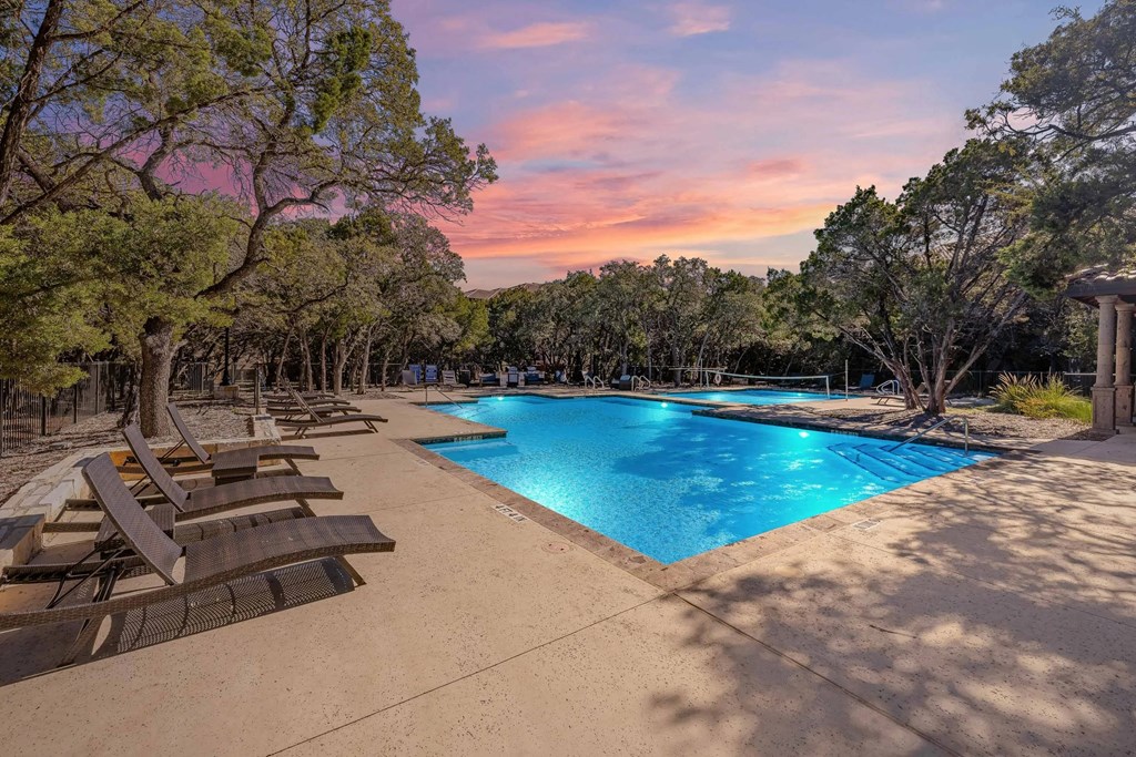 Twilight Pool at Bridge at Heritage Woods, Texas