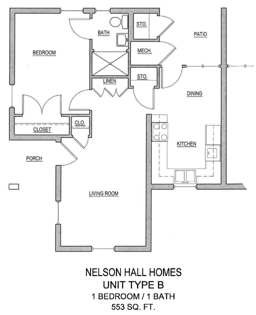 Floor Plans of Nelson Hall Homes in Fort Smith, AR